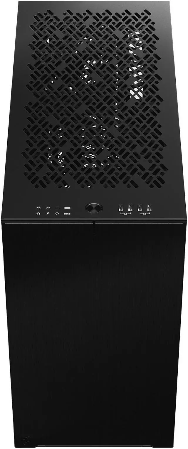 Alt view image 4 of 20 - Fractal Design Define 7 Black Brushed Aluminum / Steel E-ATX Silent Modular Tempered Glass Window Mid Tower Computer Case