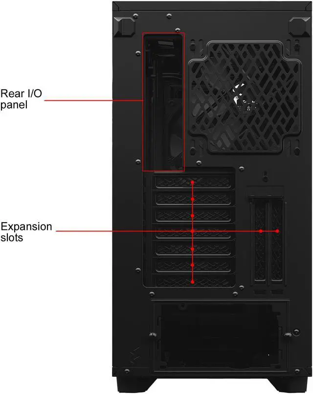 Alt view image 20 of 20 - Fractal Design Define 7 Black Brushed Aluminum / Steel E-ATX Silent Modular Tempered Glass Window Mid Tower Computer Case