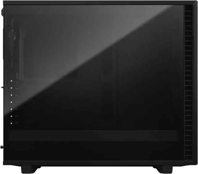Alt view image 10 of 20 - Fractal Design Define 7 Black Brushed Aluminum / Steel E-ATX Silent Modular Dark Tinted Tempered Glass Window Mid Tower Computer Case