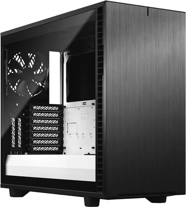 Main image of Fractal Design Define 7 Black & White Brushed Aluminum / Steel E-ATX Silent Modular Tempered Glass Window Mid Tower Computer Case