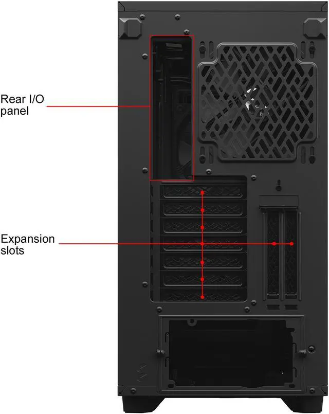 Alt view image 20 of 20 - Fractal Design Define 7 Gray Brushed Aluminum / Steel E-ATX Silent Modular Mid Tower Computer Case