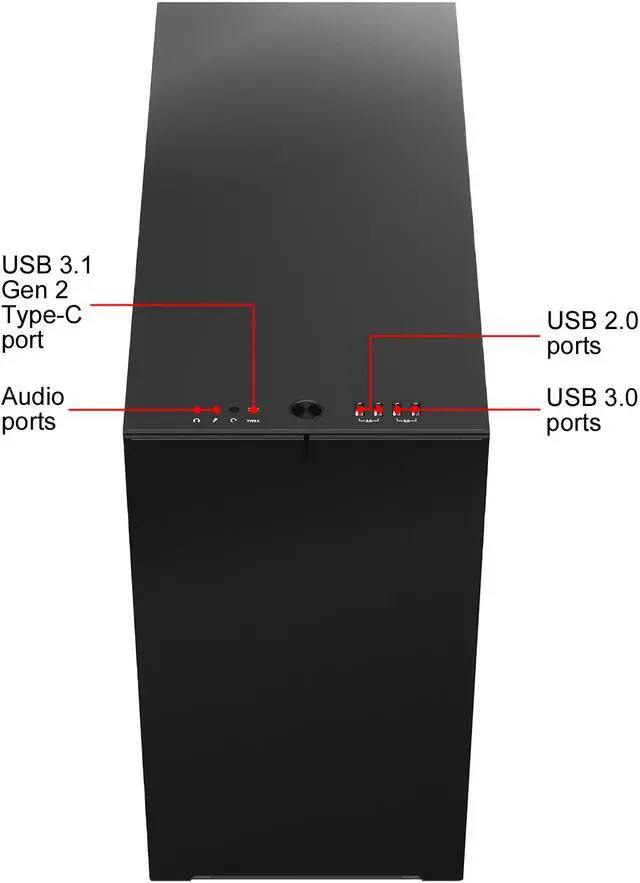 Alt view image 7 of 20 - Fractal Design Define 7 Gray Brushed Aluminum / Steel E-ATX Silent Modular Mid Tower Computer Case