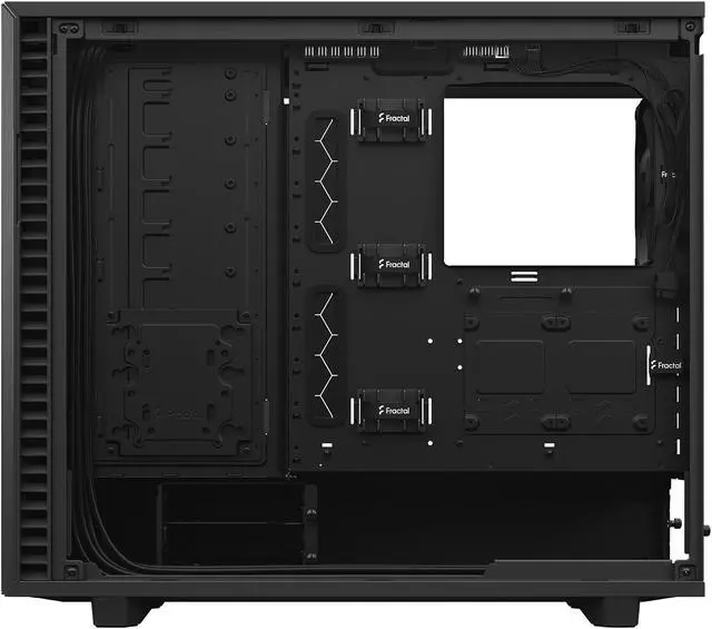 Alt view image 12 of 20 - Fractal Design Define 7 Gray Brushed Aluminum/Steel E-ATX Silent Modular Tempered Glass Window Mid Tower Computer Case