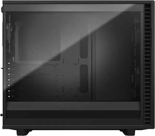 Alt view image 9 of 20 - Fractal Design Define 7 Gray Brushed Aluminum/Steel E-ATX Silent Modular Tempered Glass Window Mid Tower Computer Case