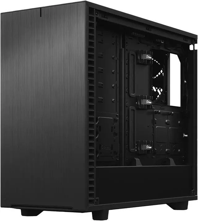 Alt view image 6 of 20 - Fractal Design Define 7 Gray Brushed Aluminum/Steel E-ATX Silent Modular Tempered Glass Window Mid Tower Computer Case
