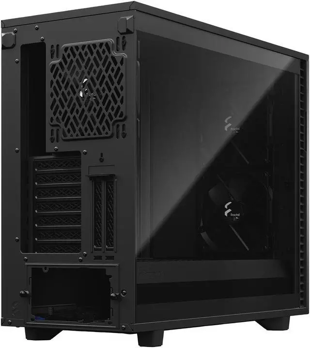 Alt view image 17 of 20 - Fractal Design Define 7 Gray Brushed Aluminum/Steel E-ATX Silent Modular Tempered Glass Window Mid Tower Computer Case