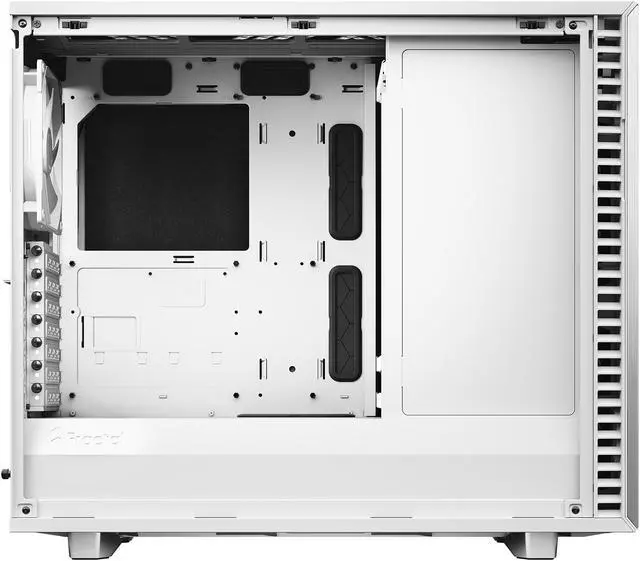 Alt view image 11 of 20 - Fractal Design Define 7 White Brushed Aluminum/Steel E-ATX Silent Modular Mid Tower Computer Case