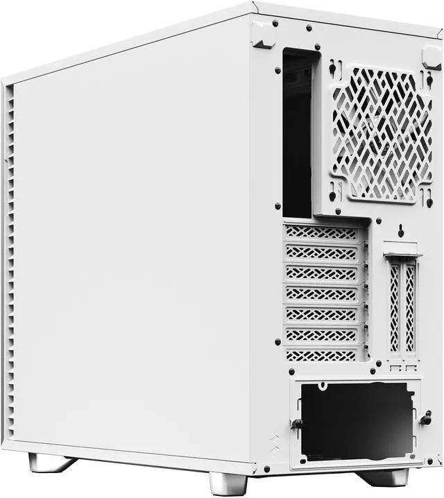 Alt view image 16 of 20 - Fractal Design Define 7 White Brushed Aluminum/Steel E-ATX Silent Modular Mid Tower Computer Case