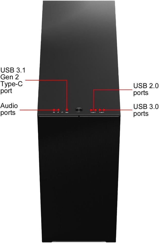 Alt view image 4 of 20 - Fractal Design Define 7 XL Black Brushed Aluminum / Steel E-ATX Silent Modular Full Tower Computer Case