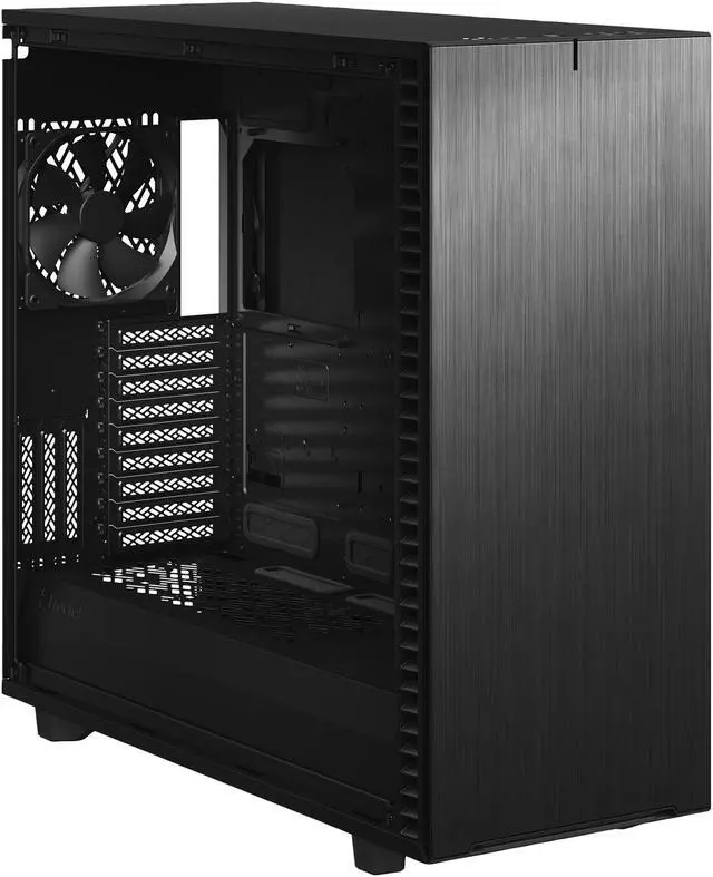 Alt view image 8 of 20 - Fractal Design Define 7 XL Black Brushed Aluminum / Steel E-ATX Silent Modular Tempered Glass Window Full Tower Computer Case