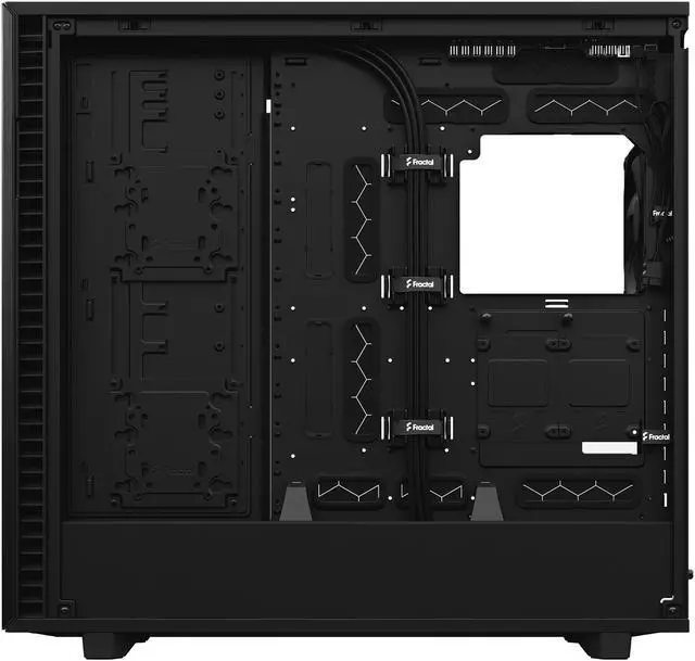 Alt view image 13 of 20 - Fractal Design Define 7 XL Black Brushed Aluminum / Steel E-ATX Silent Modular Tempered Glass Window Full Tower Computer Case
