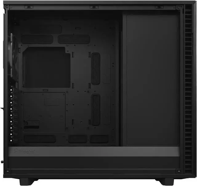 Alt view image 12 of 20 - Fractal Design Define 7 XL Black Brushed Aluminum / Steel E-ATX Silent Modular Tempered Glass Window Full Tower Computer Case