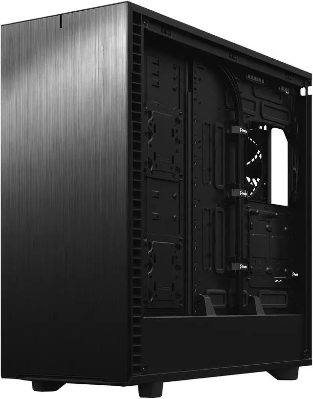Alt view image 6 of 20 - Fractal Design Define 7 XL Black Brushed Aluminum / Steel E-ATX Silent Modular Tempered Glass Window Full Tower Computer Case