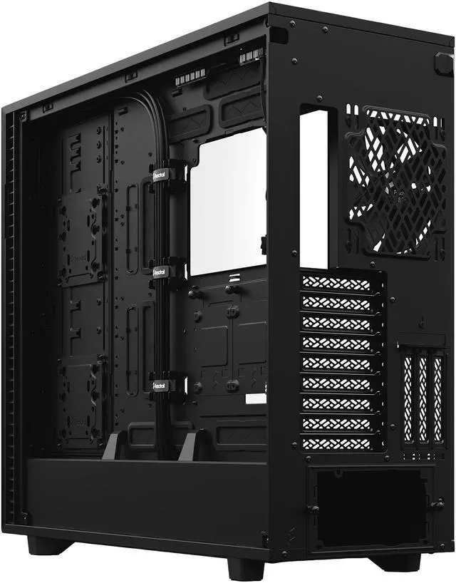 Alt view image 18 of 20 - Fractal Design Define 7 XL Black Brushed Aluminum / Steel E-ATX Silent Modular Tempered Glass Window Full Tower Computer Case