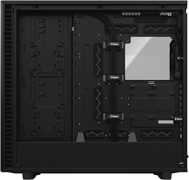Alt view image 14 of 20 - Fractal Design Define 7 XL Black Brushed Aluminum / Steel E-ATX Silent Modular Dark Tinted Tempered Glass Window Full Tower Computer Case