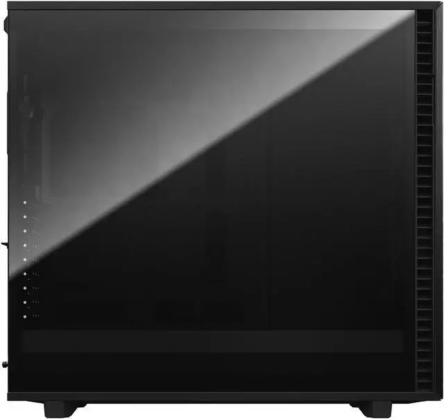Alt view image 11 of 20 - Fractal Design Define 7 XL Black Brushed Aluminum / Steel E-ATX Silent Modular Dark Tinted Tempered Glass Window Full Tower Computer Case