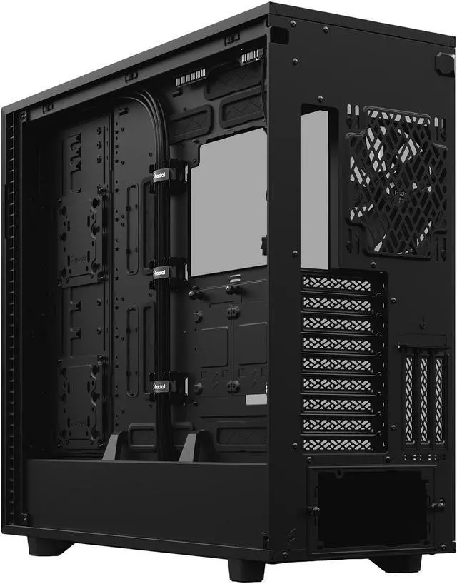 Alt view image 19 of 20 - Fractal Design Define 7 XL Black Brushed Aluminum / Steel E-ATX Silent Modular Dark Tinted Tempered Glass Window Full Tower Computer Case