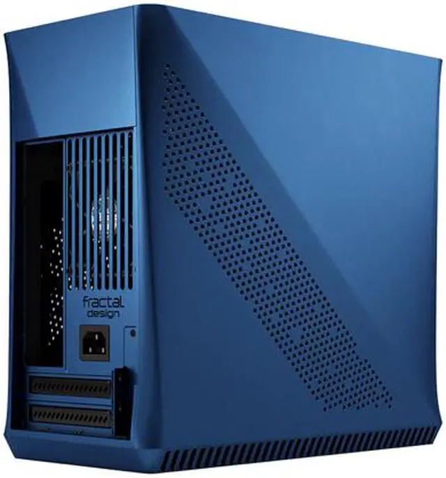 Alt view image 16 of 20 - Fractal Design Era ITX Cobalt Anodized Aluminum/Steel Mini-ITX Compact Modular Small Form Factor Computer Case with Dark Tint Tempered Glass Top Panel