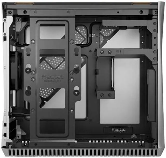 Alt view image 8 of 20 - Fractal Design Era ITX Silver Anodized Aluminum/Steel Mini-ITX Compact Modular Small Form Factor Computer Case with White Oak Top Panel