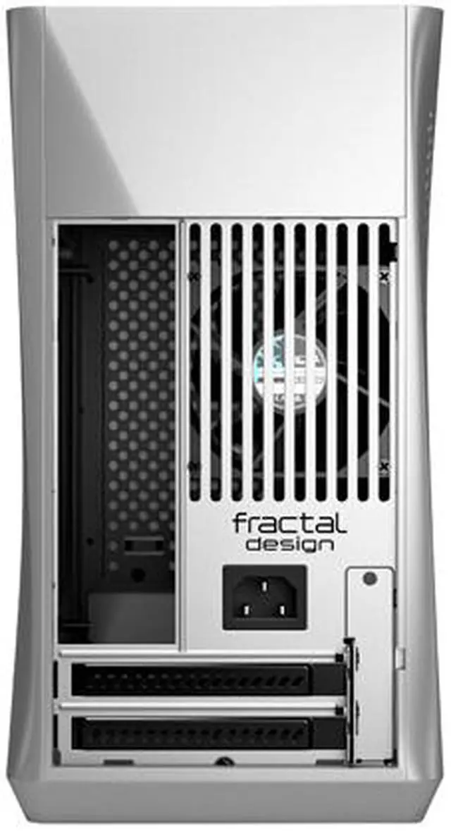 Alt view image 20 of 20 - Fractal Design Era ITX Silver Anodized Aluminum/Steel Mini-ITX Compact Modular Small Form Factor Computer Case with White Oak Top Panel