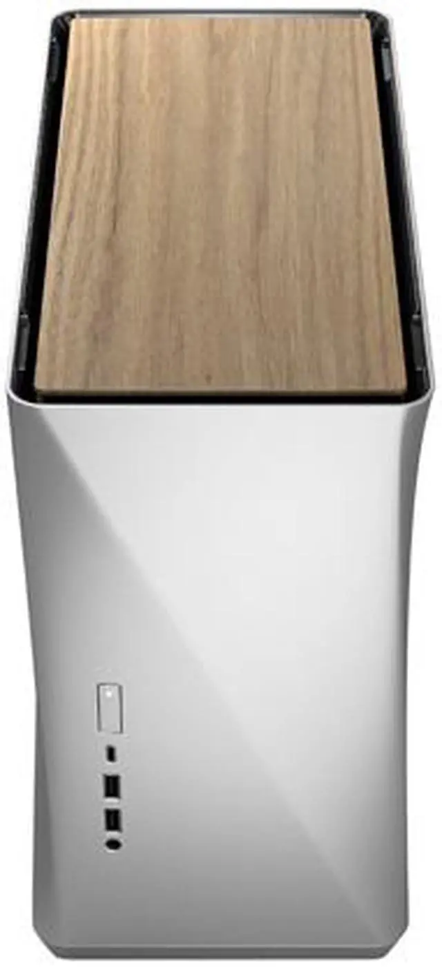 Alt view image 4 of 20 - Fractal Design Era ITX Silver Anodized Aluminum/Steel Mini-ITX Compact Modular Small Form Factor Computer Case with White Oak Top Panel