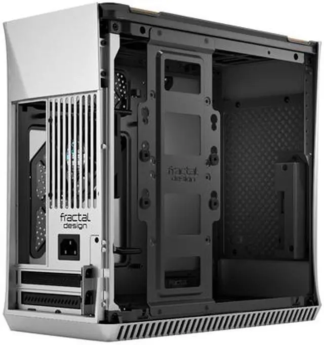 Alt view image 17 of 20 - Fractal Design Era ITX Silver Anodized Aluminum/Steel Mini-ITX Compact Modular Small Form Factor Computer Case with White Oak Top Panel