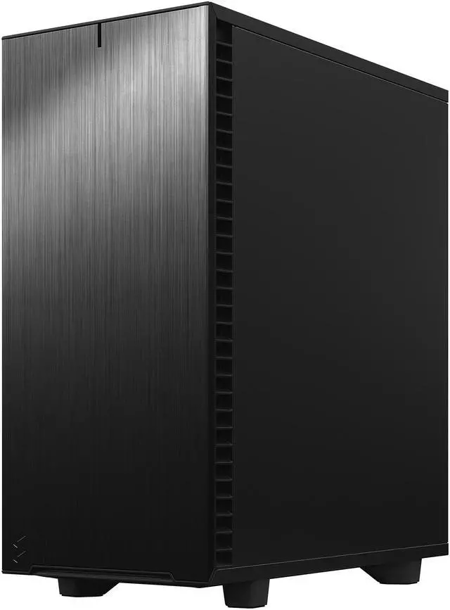 Alt view image 5 of 20 - Fractal Design Define 7 Compact Black Brushed Aluminum/Steel ATX Compact Silent Dark Tinted Tempered Glass Window Mid Tower Computer Case