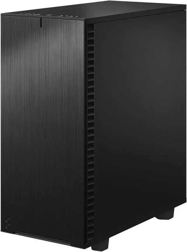 Alt view image 12 of 20 - Fractal Design Define 7 Compact Black Brushed Aluminum/Steel ATX Compact Silent Dark Tinted Tempered Glass Window Mid Tower Computer Case