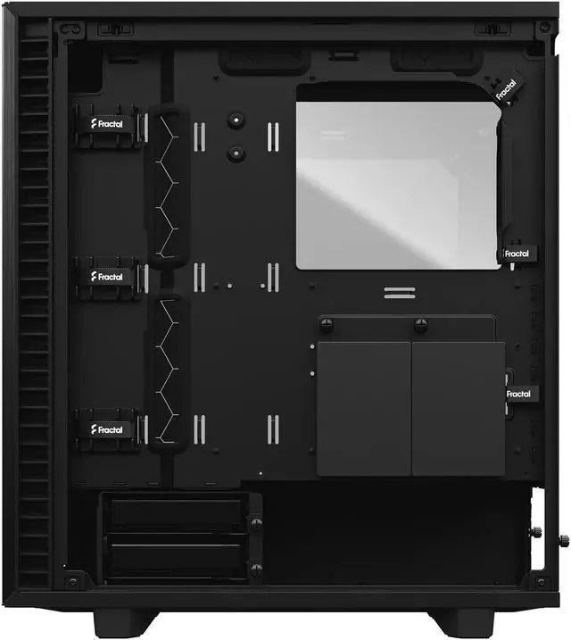 Open Box: Fractal Design Define 7 Compact Black Brushed Aluminum/Steel ...