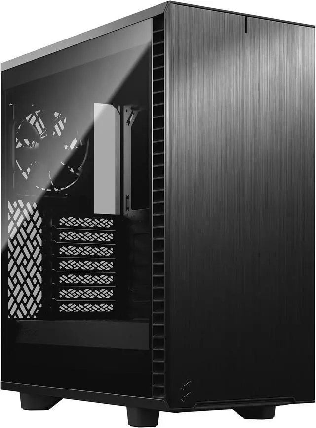 Open Box: Fractal Design Define 7 Compact Black Brushed Aluminum/Steel ...