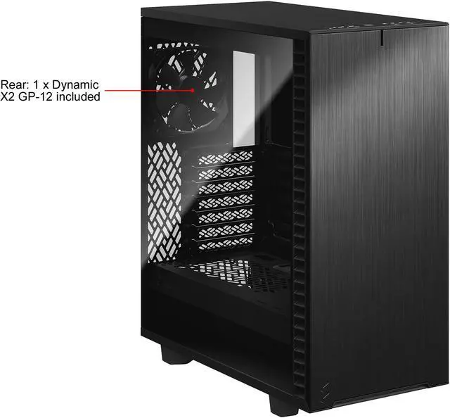 Open Box: Fractal Design Define 7 Compact Black Brushed Aluminum/Steel ...