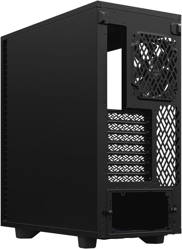 Alt view image 18 of 20 - Fractal Design Define 7 Compact Black Brushed Aluminum/Steel ATX Compact Silent Tempered Glass Window Mid Tower Computer Case