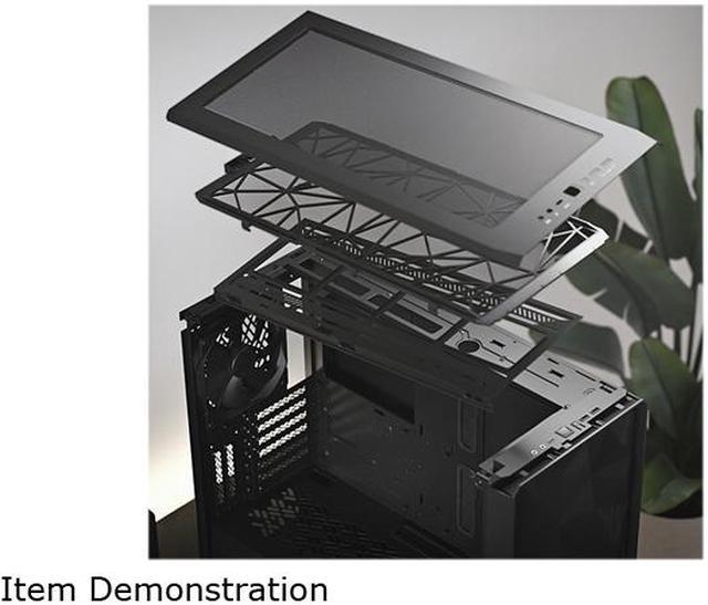 Alt view image 12 of 20 - Fractal Design Meshify 2 Black ATX Flexible Light Tinted Tempered Glass Window Mid Tower Computer Case