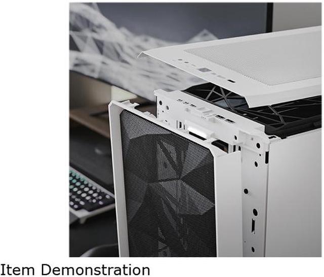 Alt view image 13 of 20 - Fractal Design Meshify 2 Black ATX Flexible Light Tinted Tempered Glass Window Mid Tower Computer Case