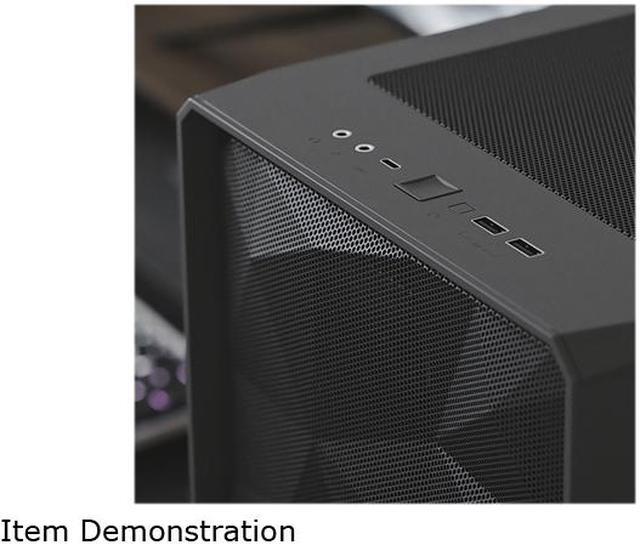 Alt view image 15 of 20 - Fractal Design Meshify 2 Black ATX Flexible Light Tinted Tempered Glass Window Mid Tower Computer Case