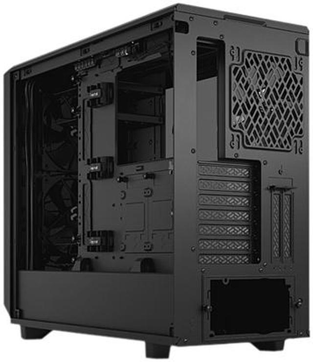 Alt view image 7 of 20 - Fractal Design Meshify 2 Black ATX Flexible Light Tinted Tempered Glass Window Mid Tower Computer Case