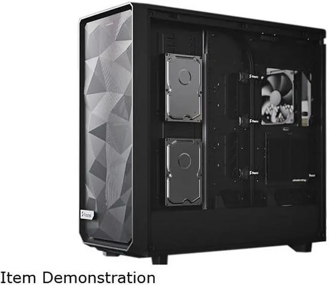 Alt view image 3 of 16 - Fractal Design Meshify 2 XL Black ATX Flexible Dark Tinted Tempered Glass Window Full Tower Computer Case