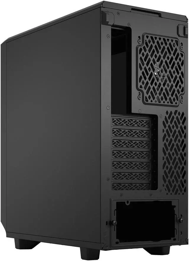 Alt view image 17 of 18 - Fractal Design Meshify 2 Compact Black ATX Flexible High-Airflow Dark Tinted Tempered Glass Window Mid Tower Computer Case