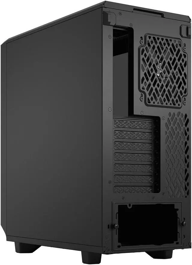 Alt view image 17 of 18 - Fractal Design Meshify 2 Compact Black ATX Flexible High-Airflow Light Tinted Tempered Glass Window Mid Tower Computer Case