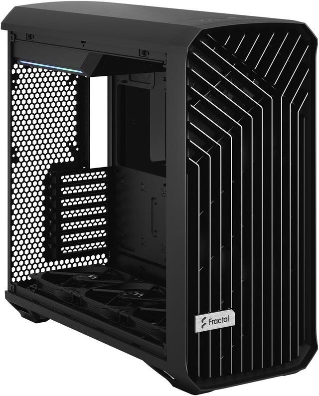 Alt view image 13 of 20 - Fractal Design Torrent Black E-ATX Tempered Glass Window High-Airflow Mid Tower Computer Case