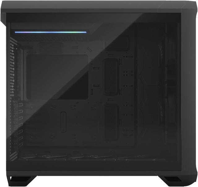 Alt view image 8 of 20 - Fractal Design Torrent Black E-ATX Tempered Glass Window High-Airflow Mid Tower Computer Case