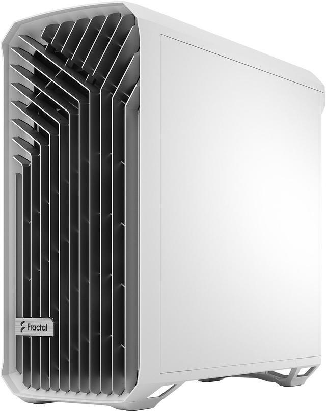 Alt view image 7 of 20 - Fractal Design Torrent White E-ATX Tempered Glass Window High-Airflow Mid Tower Computer Case