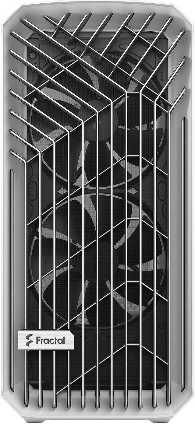 Alt view image 5 of 20 - Fractal Design Torrent White E-ATX Tempered Glass Window High-Airflow Mid Tower Computer Case