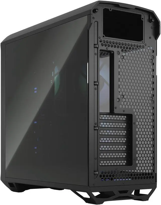 Alt view image 20 of 20 - Fractal Design Torrent RGB Black E-ATX Tempered Glass Window High-Airflow Mid Tower Computer Case