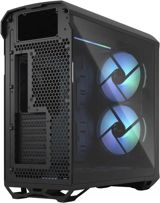 Alt view image 18 of 20 - Fractal Design Torrent RGB Black E-ATX Tempered Glass Window High-Airflow Mid Tower Computer Case