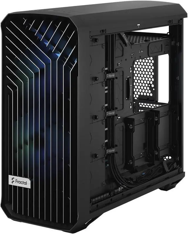 Alt view image 15 of 20 - Fractal Design Torrent RGB Black E-ATX Tempered Glass Window High-Airflow Mid Tower Computer Case