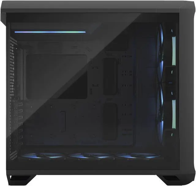 Alt view image 8 of 20 - Fractal Design Torrent RGB Black E-ATX Tempered Glass Window High-Airflow Mid Tower Computer Case