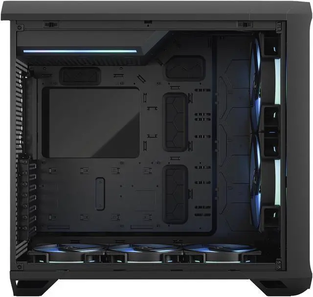 Alt view image 9 of 20 - Fractal Design Torrent RGB Black E-ATX Tempered Glass Window High-Airflow Mid Tower Computer Case
