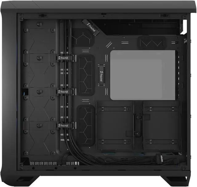Alt view image 11 of 20 - Fractal Design Torrent RGB Black E-ATX Tempered Glass Window High-Airflow Mid Tower Computer Case