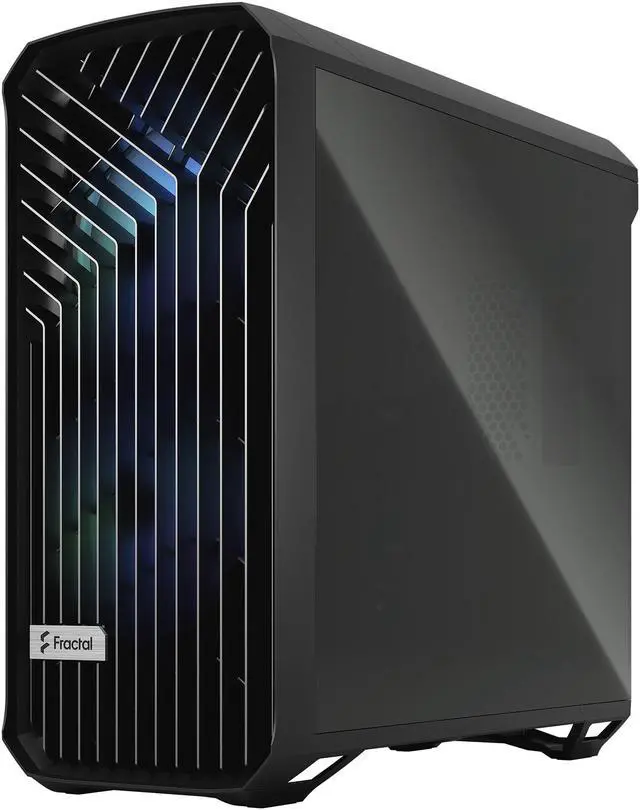 Alt view image 7 of 20 - Fractal Design Torrent RGB Black E-ATX Tempered Glass Window High-Airflow Mid Tower Computer Case